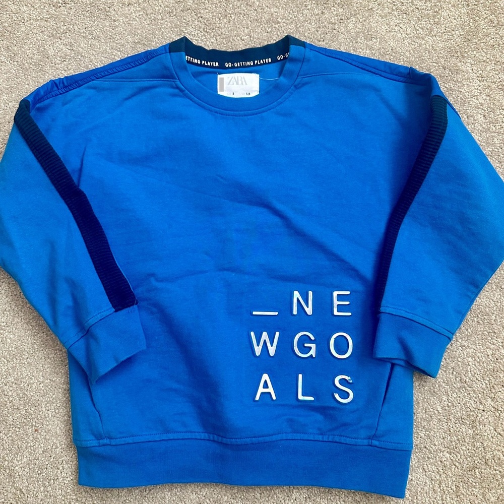 Zara lightweight sweatshirt boys size 8